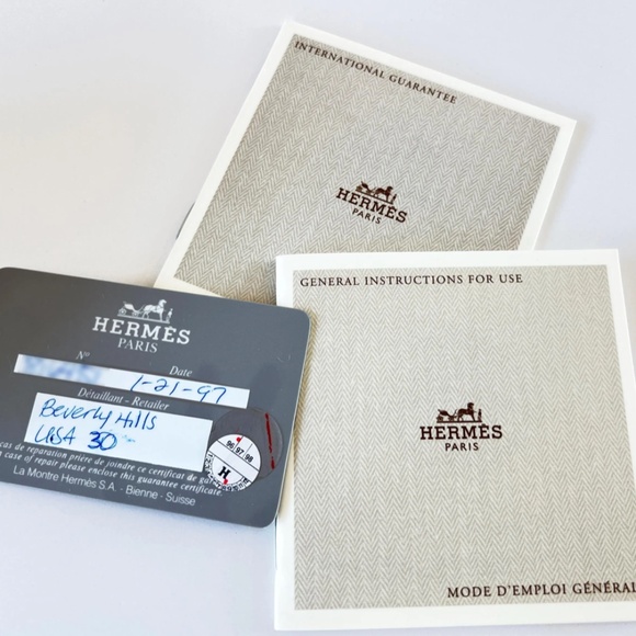 Hermès Cape Cod PM Petite Modèle 925 Sterling Silver CC.1250 Women's Wrist Watch - Picture 9 of 9